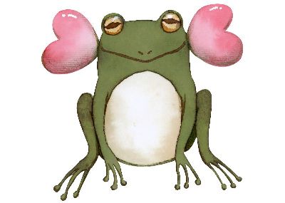 油画-蛙