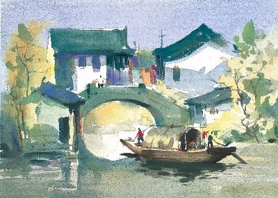 油画-赤日炎炎 夏天,装饰画